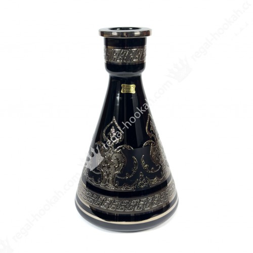 Base Eggerman Corona Black Platinum  – Buy Premium Hookah with Worldwide Shipping | Regal Hookah