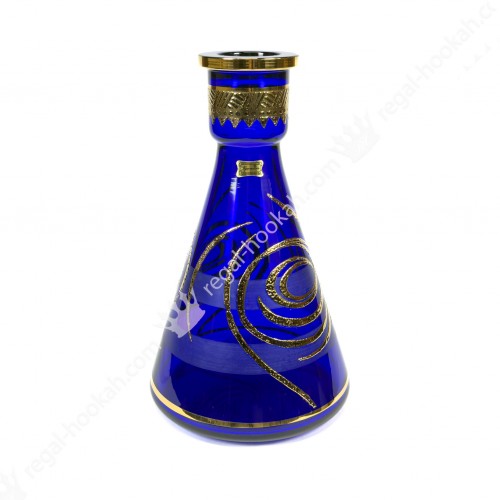 Base Eggerman Galaxy Blue Gold  – Buy Premium Hookah with Worldwide Shipping | Regal Hookah